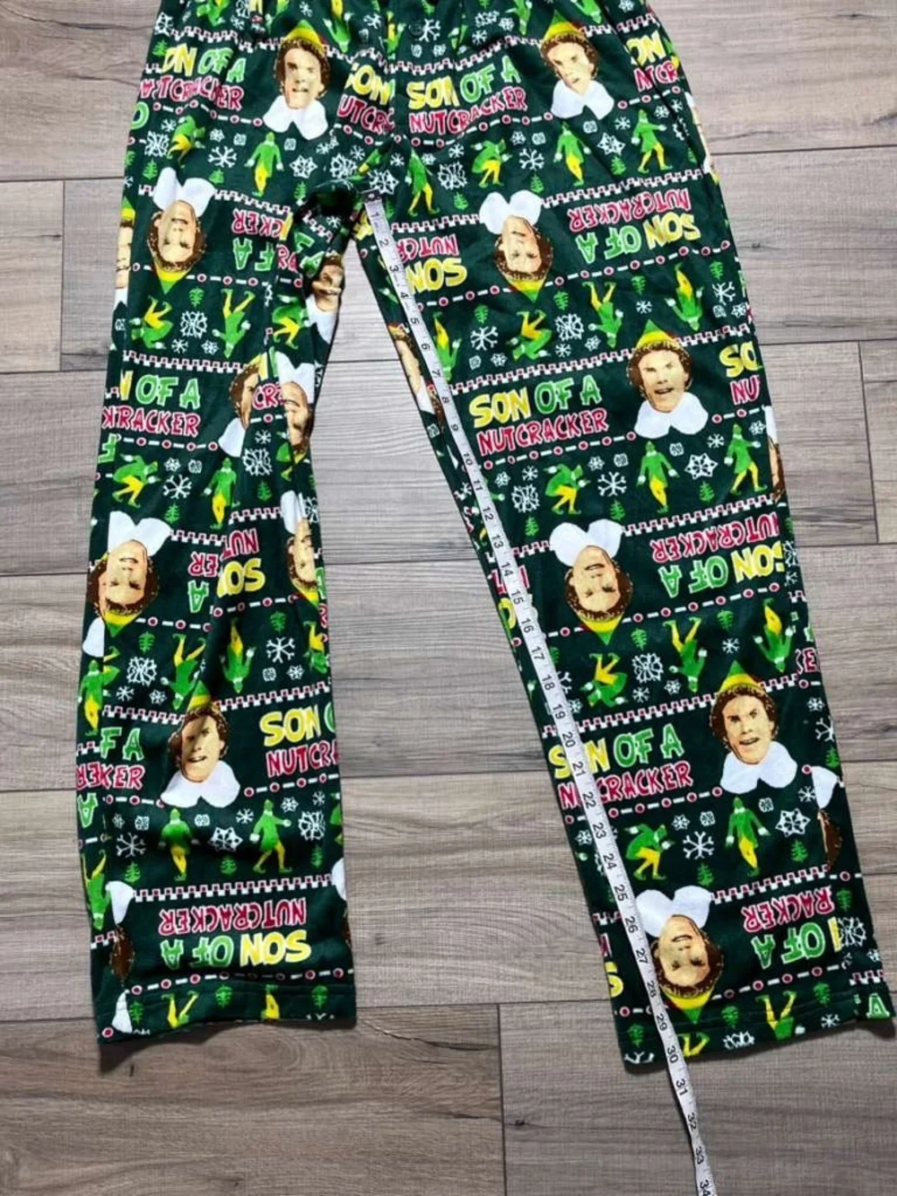 Elf Movie Mens Son Of A Nutcracker Fleece Pajama Lounge Pants Size Medium - Picture 6 of 12